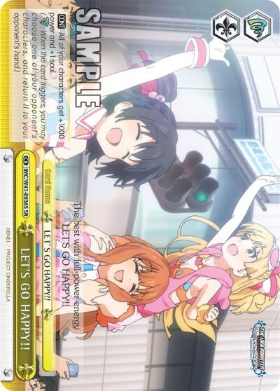 Image for LET'S GO HAPPY!! (SR) (The iDOLM@STER Cinderella Girls) (IMC/W41-E036S SR) - Weiss Schwarz