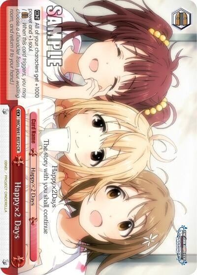 Image for Happyx2 Days (The iDOLM@STER Cinderella Girls) (IMC/W41-E072 CR) - Weiss Schwarz