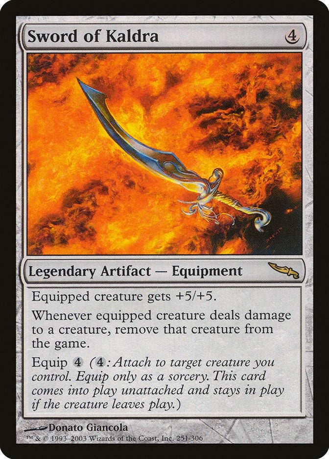Image for Sword of Kaldra (Mirrodin) (251) - Magic: The Gathering