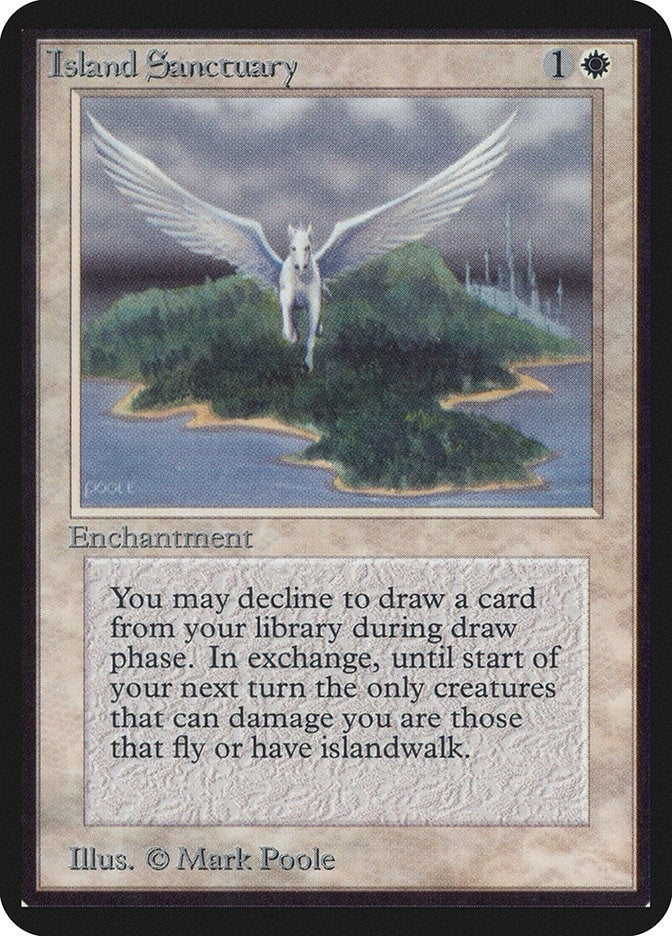 Image for Island Sanctuary (Alpha Edition) - Magic: The Gathering