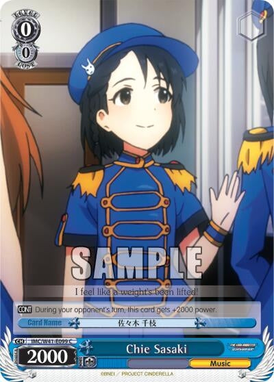 Image for Chie Sasaki (The iDOLM@STER Cinderella Girls) (IMC/W41-E099 C) - Weiss Schwarz