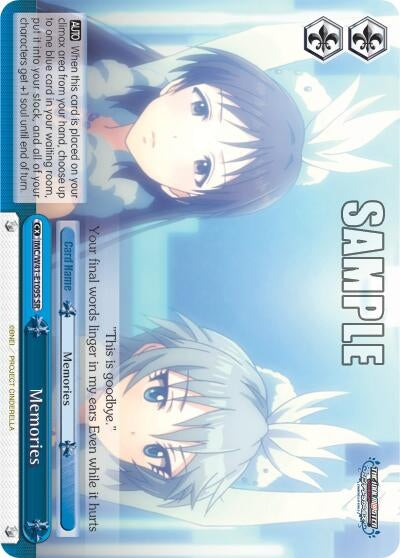 Image for Memories (SR) (The iDOLM@STER Cinderella Girls) (IMC/W41-E109S SR) - Weiss Schwarz