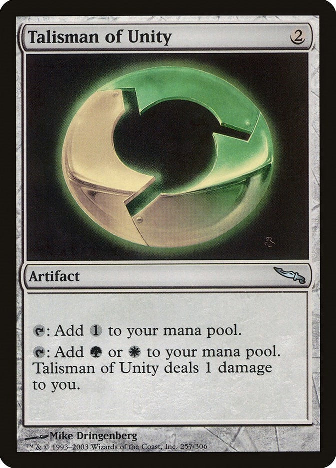 Image for Talisman of Unity (Mirrodin) (257) - Magic: The Gathering