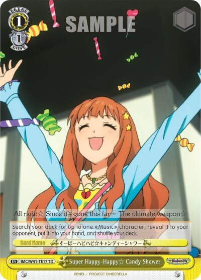 Image for Super Happy-Happy Candy Shower (The iDOLM@STER Cinderella Girls) (IMC/W41-TE17 TD) - Weiss Schwarz
