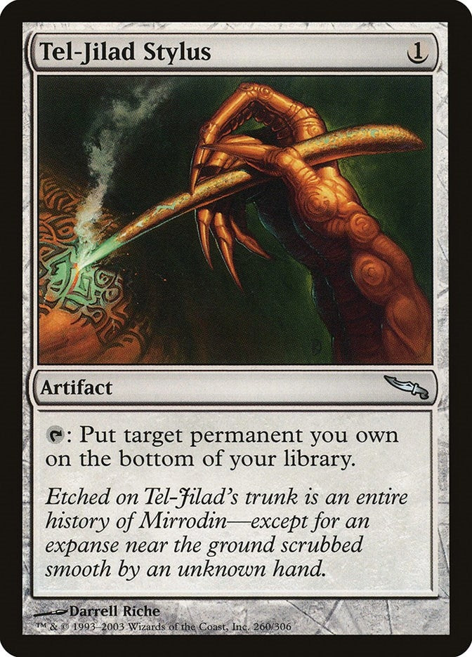 Image for Tel-Jilad Stylus (Mirrodin) (260) - Magic: The Gathering