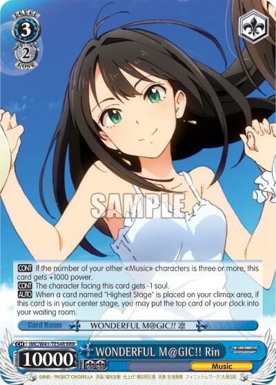Image for WONDERFUL M@GIC!! Rin (RRR) (The iDOLM@STER Cinderella Girls) (IMC/W41-TE54R RRR) - Weiss Schwarz