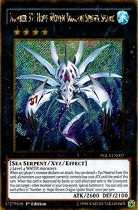 Image for Number 37: Hope Woven Dragon Spider Shark (Premium Gold: Infinite Gold) (PGL3-EN007) - YuGiOh