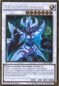 Image for Arcanite Magician (Premium Gold: Infinite Gold) (PGL3-EN060) - YuGiOh