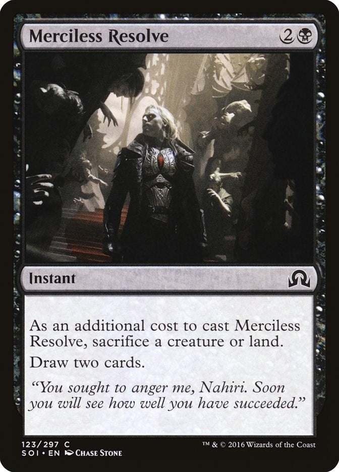 Image for Merciless Resolve (Shadows over Innistrad) (123) - Magic: The Gathering