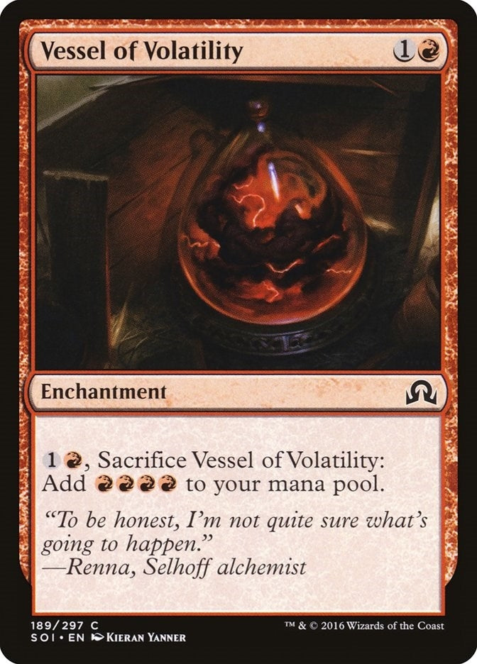Image for Vessel of Volatility (Shadows over Innistrad) (189) - Magic: The Gathering