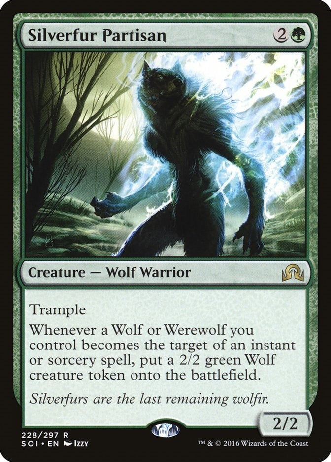 Image for Silverfur Partisan (Shadows over Innistrad) (228) - Magic: The Gathering