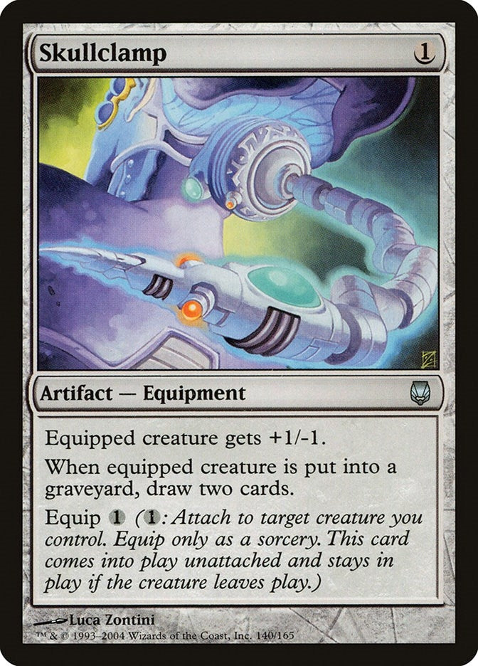 Image for Skullclamp (Darksteel) (140) - Magic: The Gathering