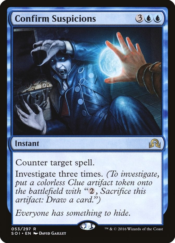 Image for Confirm Suspicions (Shadows over Innistrad) (53) - Magic: The Gathering