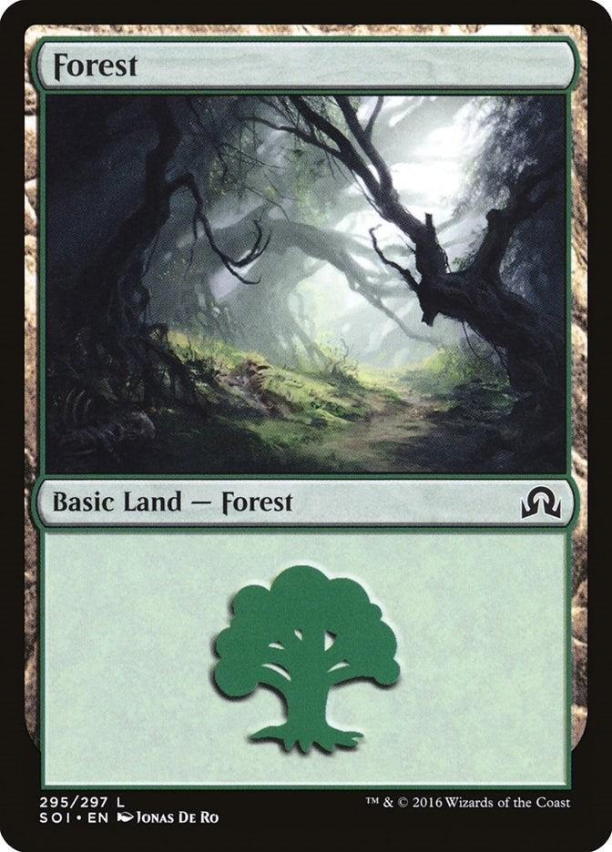 Image for Forest (295) (Shadows over Innistrad) (295) - Magic: The Gathering