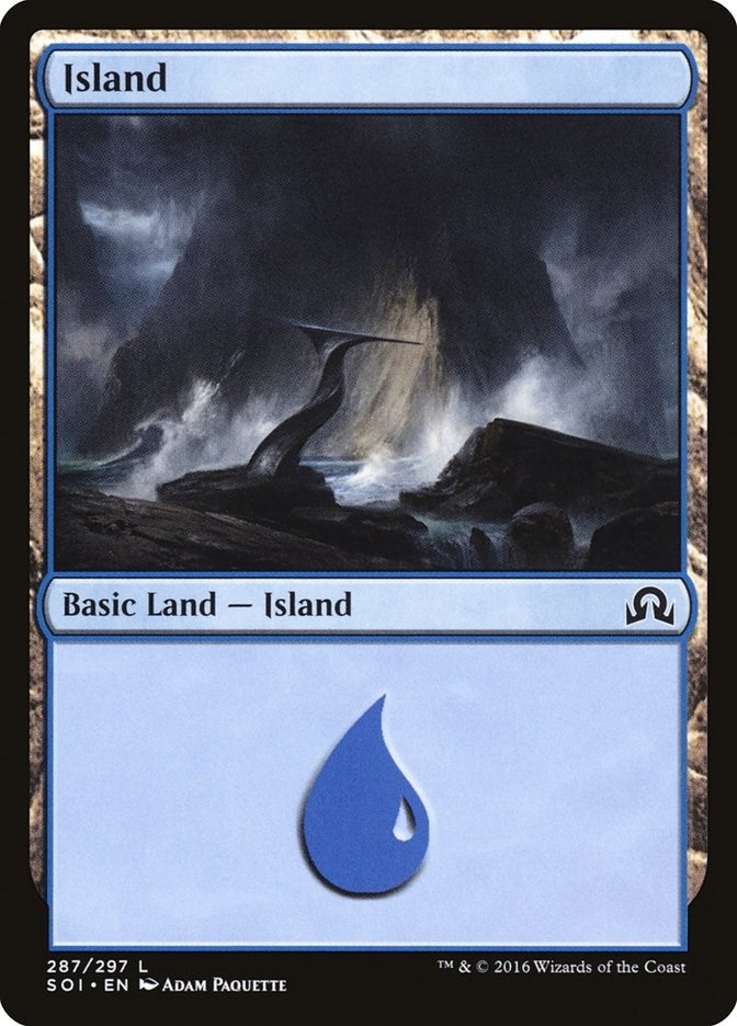 Image for Island (287) (Shadows over Innistrad) (287) - Magic: The Gathering