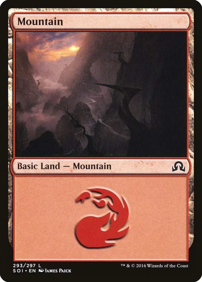 Image for Mountain (293) (Shadows over Innistrad) (293) - Magic: The Gathering