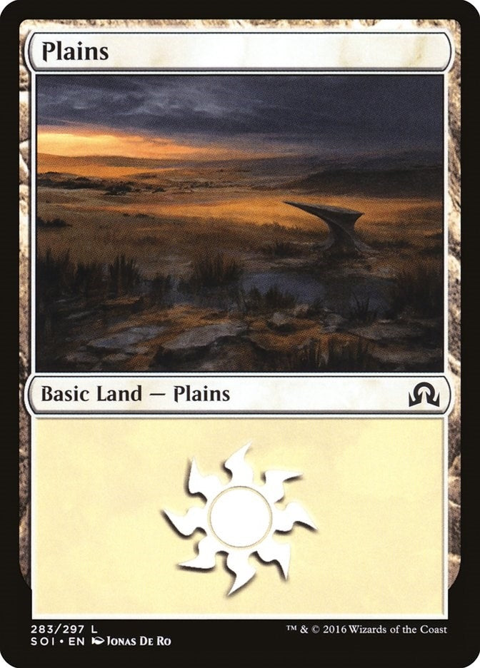 Image for Plains (283) (Shadows over Innistrad) (283) - Magic: The Gathering