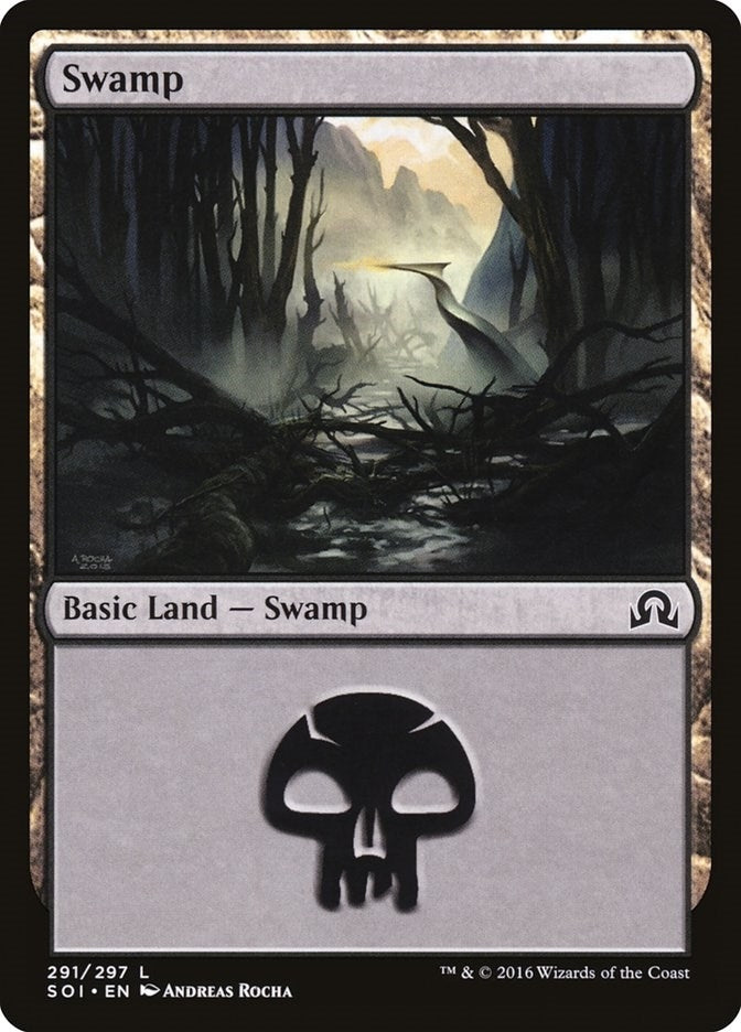 Image for Swamp (291) (Shadows over Innistrad) (291) - Magic: The Gathering
