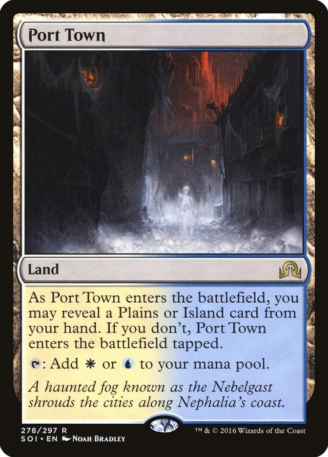 Image for Port Town (Shadows over Innistrad) (278) - Magic: The Gathering