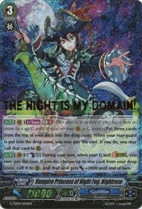 Image for Vampire Princess of Night Fog, Nightrose (Hot Stamped) (G-TD08: Vampire Princess of the Nether Hour) (G-TD08/004EN) - Cardfight Vanguard