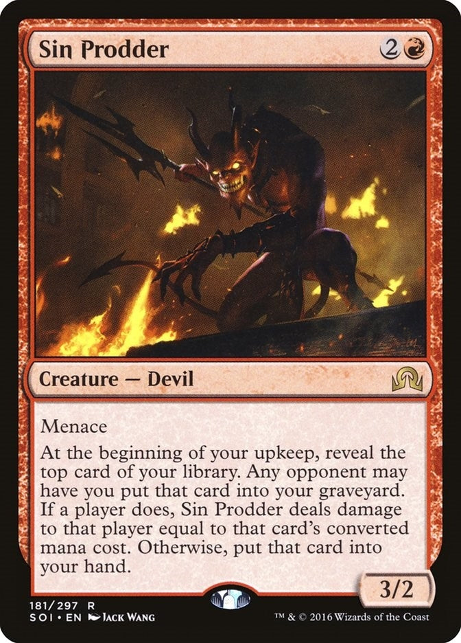 Image for Sin Prodder (Shadows over Innistrad) (181) - Magic: The Gathering