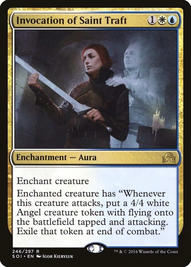 Image for Invocation of Saint Traft (Shadows over Innistrad) (246) - Magic: The Gathering