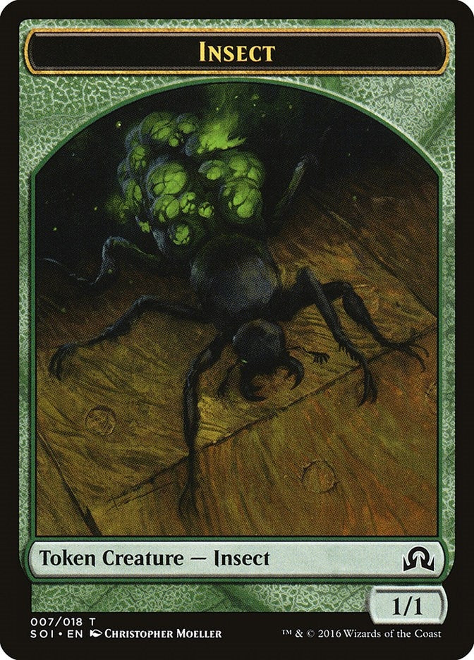 Image for Insect Token (Shadows over Innistrad) (7) - Magic: The Gathering