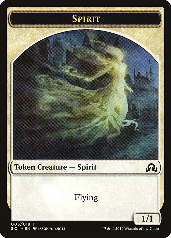 Image for Spirit Token (Shadows over Innistrad) (3) - Magic: The Gathering