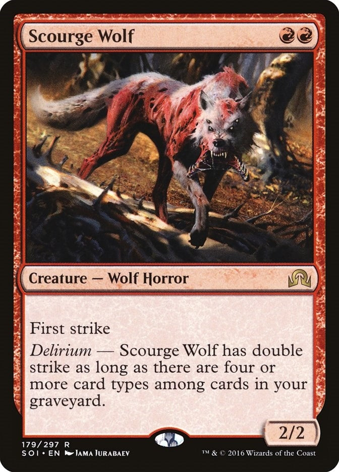 Image for Scourge Wolf (Shadows over Innistrad) (179) - Magic: The Gathering