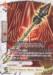Image for Staff of Monster Master, Alerta (Drum's Adventures) (BT03/0101EN) - Future Card BuddyFight