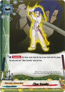 Image for Clear Serenity (Cyber Ninja Squad) (BT02/0037EN) - Future Card BuddyFight