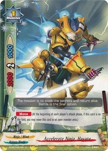 Image for Accelerate Ninja, Hayate (Cyber Ninja Squad) (BT02/0061EN) - Future Card BuddyFight