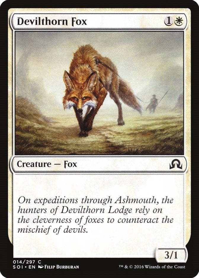 Image for Devilthorn Fox (Shadows over Innistrad) (14) - Magic: The Gathering