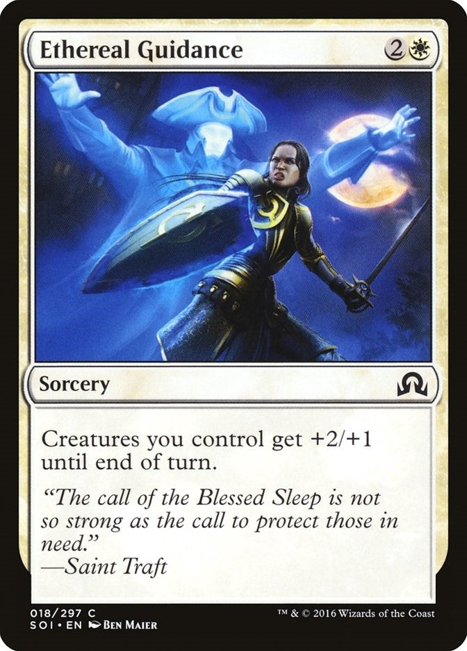 Image for Ethereal Guidance (Shadows over Innistrad) (18) - Magic: The Gathering