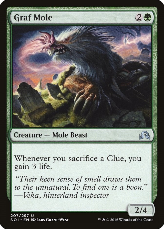 Image for Graf Mole (Shadows over Innistrad) (207) - Magic: The Gathering