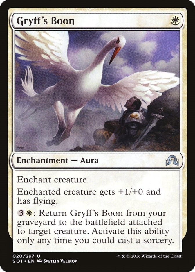 Image for Gryff's Boon (Shadows over Innistrad) (20) - Magic: The Gathering