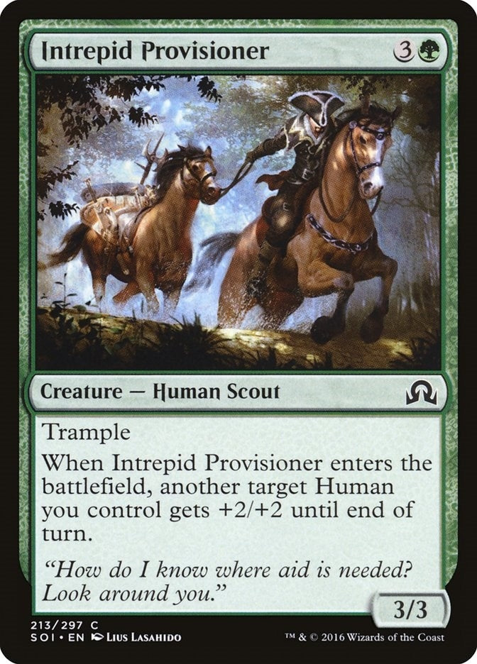 Image for Intrepid Provisioner (Shadows over Innistrad) (213) - Magic: The Gathering