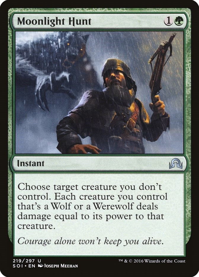 Image for Moonlight Hunt (Shadows over Innistrad) (219) - Magic: The Gathering