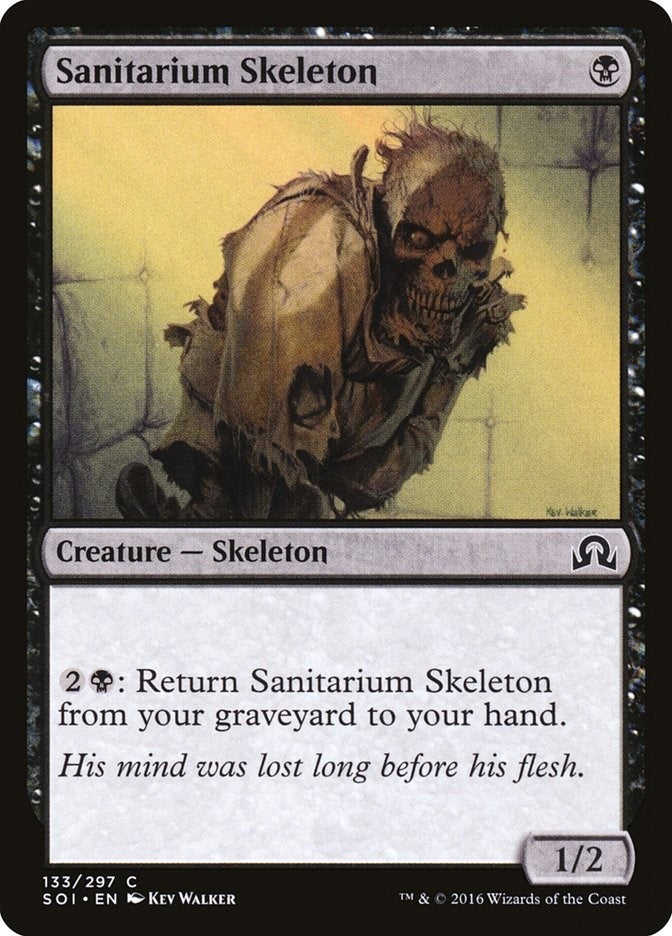 Image for Sanitarium Skeleton (Shadows over Innistrad) (133) - Magic: The Gathering