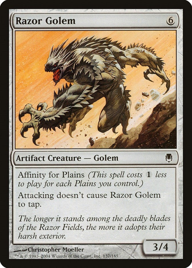 Image for Razor Golem (Darksteel) (137) - Magic: The Gathering
