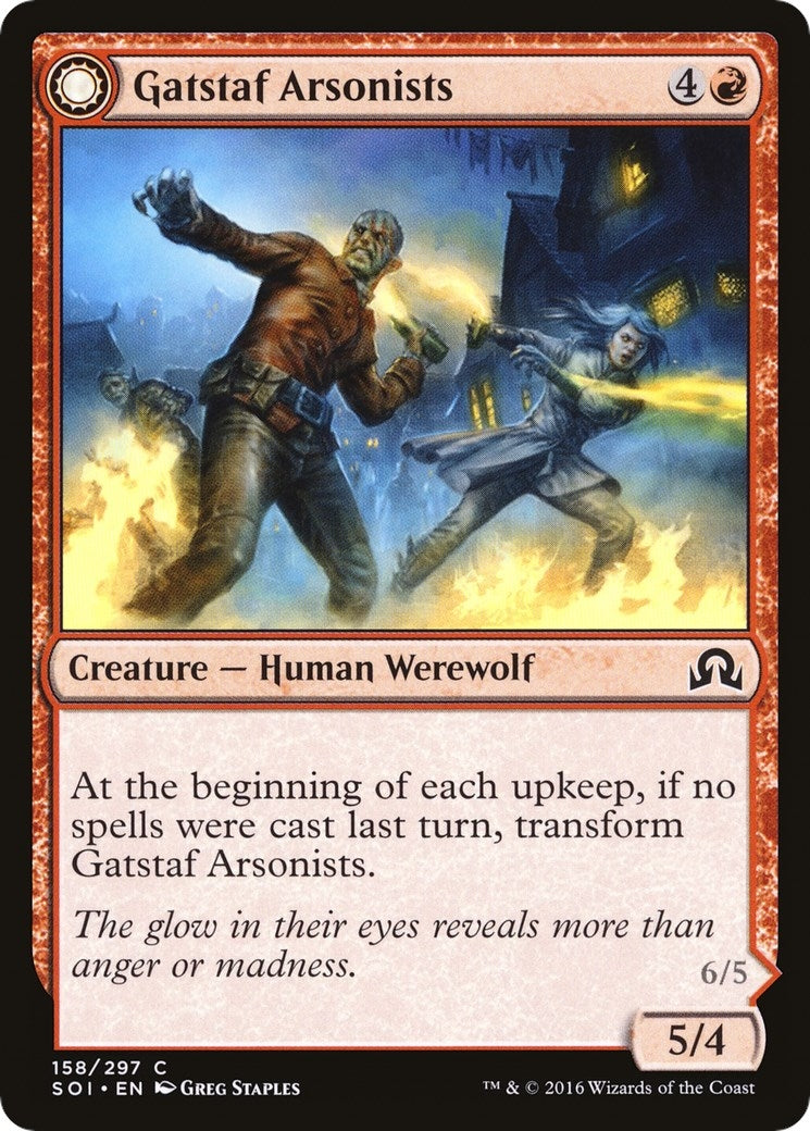 Image for Gatstaf Arsonists (Shadows over Innistrad) (158) - Magic: The Gathering