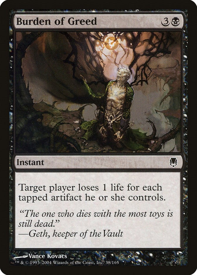 Image for Burden of Greed (Darksteel) (38) - Magic: The Gathering