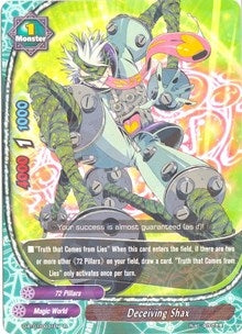 Image for Deceiving Shax (Unleash! Impact Dragon!!) (D-BT01/0031EN) - Future Card BuddyFight