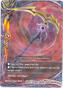 Image for Death Dragon Sickle, Gale Scythe (Unleash! Impact Dragon!!) (D-BT01/0042EN) - Future Card BuddyFight