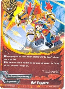 Image for Bal Support (Unleash! Impact Dragon!!) (D-BT01/0055EN) - Future Card BuddyFight