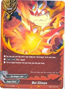 Image for Bal Climax (Unleash! Impact Dragon!!) (D-BT01/0056EN) - Future Card BuddyFight