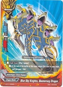 Image for Blue Sky Knights, Boomerang Dragon (Unleash! Impact Dragon!!) (D-BT01/0089EN) - Future Card BuddyFight