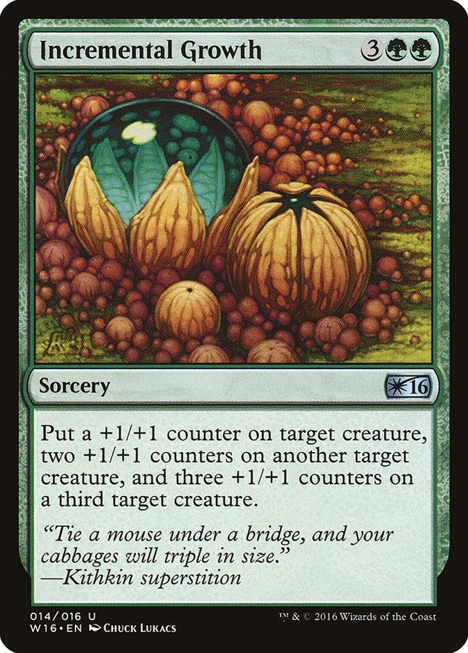 Image for Incremental Growth (Welcome Deck 2016) (14) - Magic: The Gathering