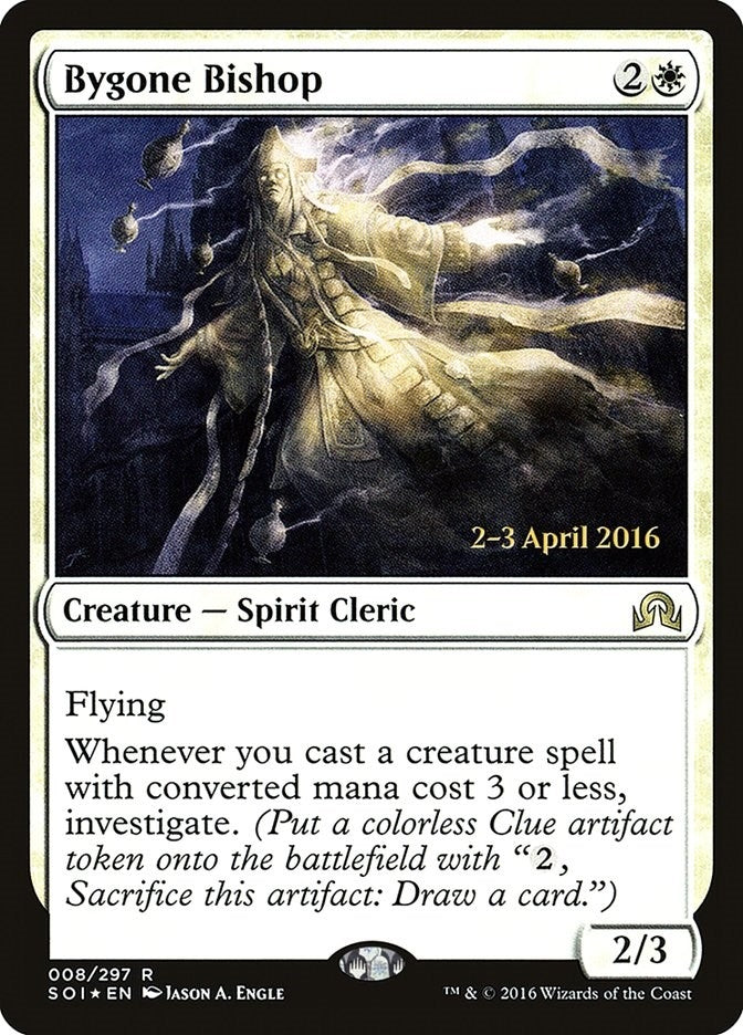 Image for Bygone Bishop (Prerelease Cards) (8) - Magic: The Gathering