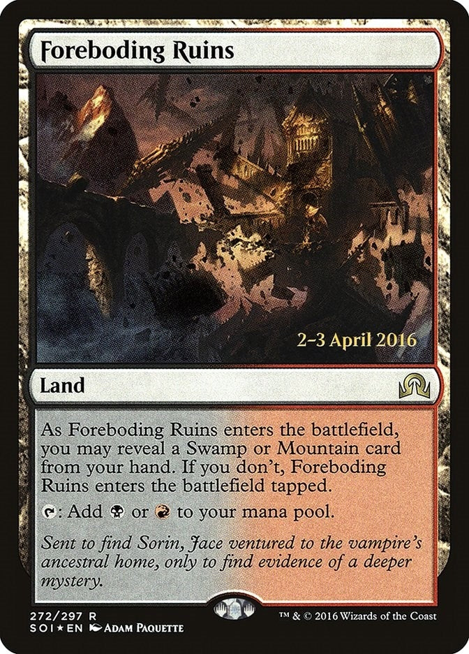 Image for Foreboding Ruins (Prerelease Cards) (272) - Magic: The Gathering